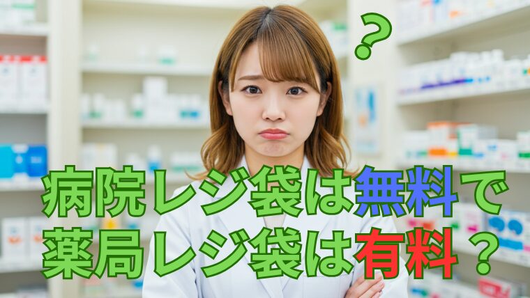 薬局レジ袋有料化